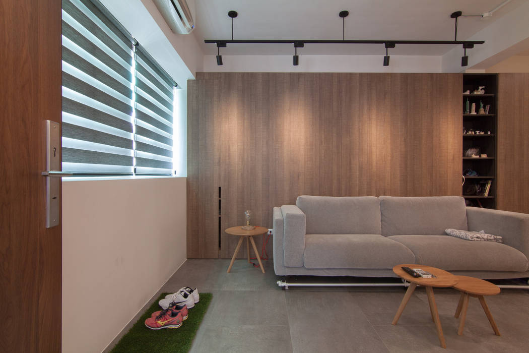 ZNY house 珞石設計 LoqStudio Modern living room