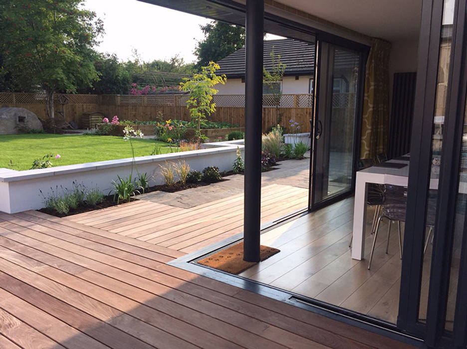 Garden Room, Private House, Redland, Bristol, Richard Pedlar Architects Richard Pedlar Architects Modern style balcony, porch & terrace