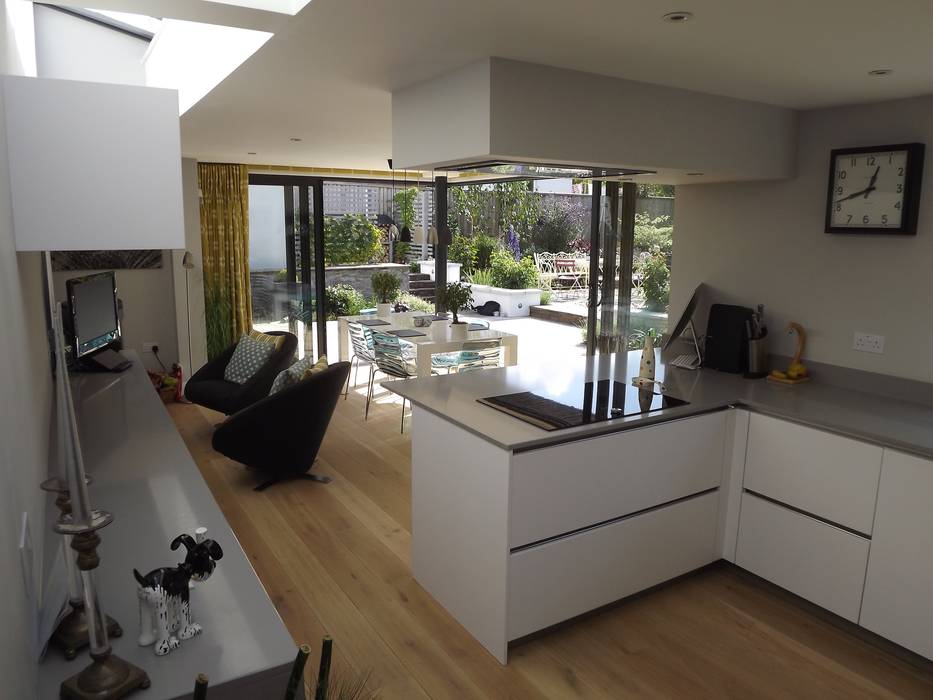 Garden Room, Private House, Redland, Bristol, Richard Pedlar Architects Richard Pedlar Architects Kitchen