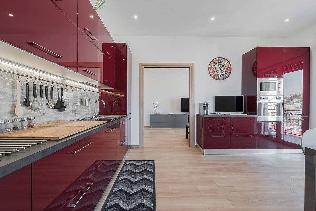 Ristrutturazione appartamento Napoli centro storico, Facile Ristrutturare Facile Ristrutturare Minimalist kitchen