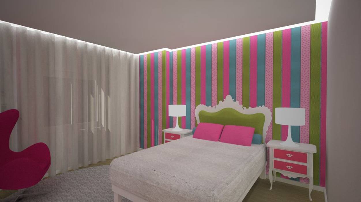 RESIDÊNCIA SINTRA, MUDE Home & Lifestyle MUDE Home & Lifestyle Modern Kid's Room