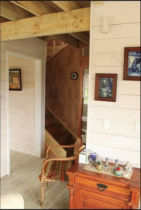 homify Country style corridor, hallway& stairs