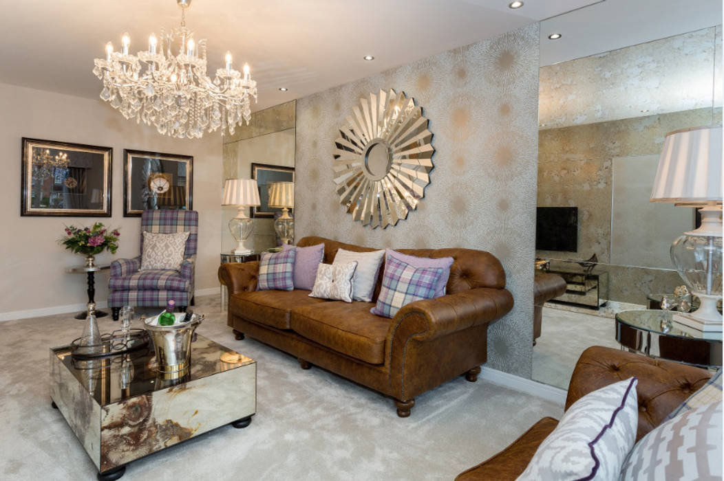 Take a step into luxury each day.. Modern living room by Graeme Fuller Design Ltd Modern