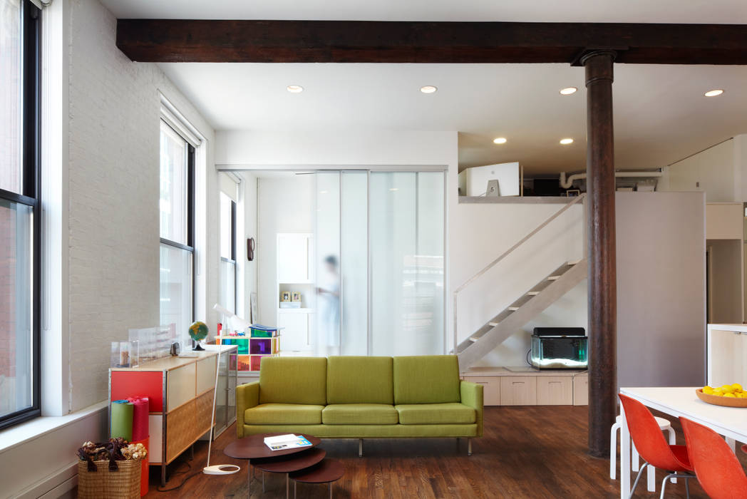 Bento Box Loft, Koko Architecture + Design Koko Architecture + Design Modern Living Room