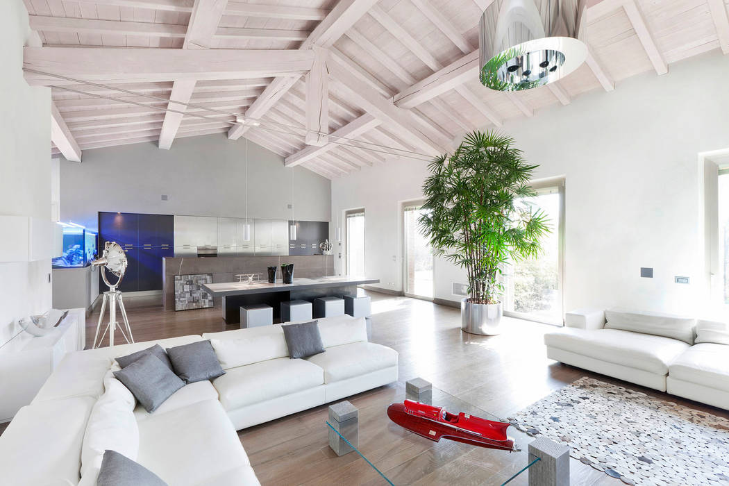 Ex fienile, BRANDO concept BRANDO concept Modern Living Room