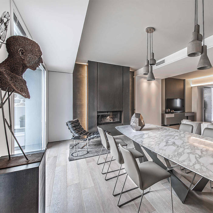 Contemporaneo Sala Da Pranzo Moderna Di Brando Concept Moderno