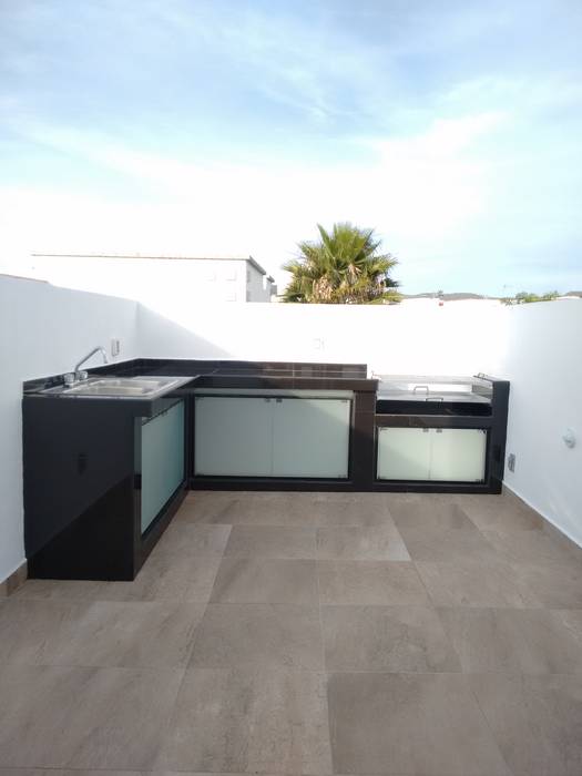 ROOF GARDEN MARTÍNEZ, Arqca Arqca ห้องครัว