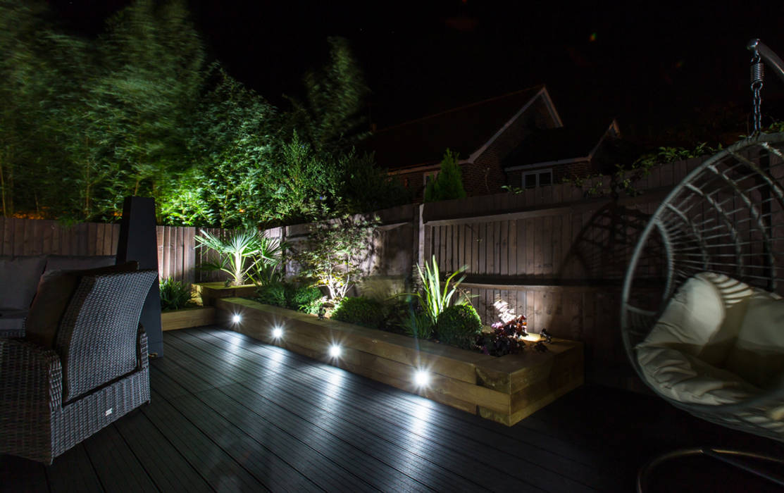 Garden Deck, Jane Thomas Landscape & Garden Design Jane Thomas Landscape & Garden Design Сад в стиле модерн