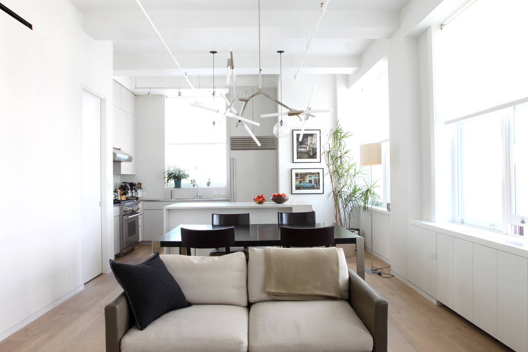 Chelsea Loft, Maletz Design Maletz Design Modern Oturma Odası