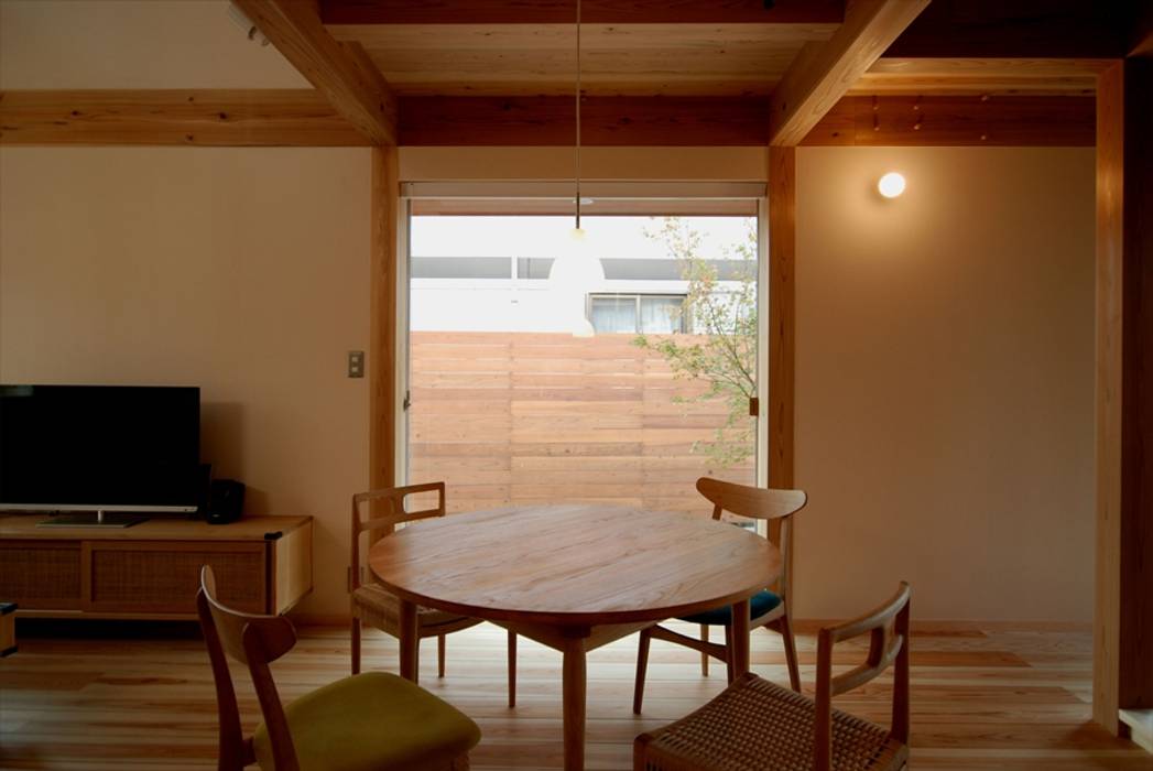 加木屋の家, 神谷建築スタジオ 神谷建築スタジオ Eclectic style dining room