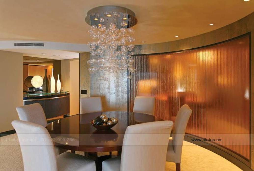 Our Exclusive Designs, 4 Lotus Interior 4 Lotus Interior Moderne Esszimmer