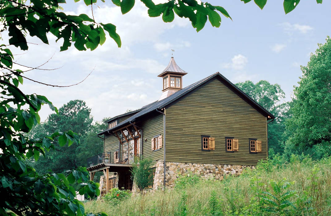 Luxury Barn, Jeffrey Dungan Architects Jeffrey Dungan Architects Country style house Wood Wood effect