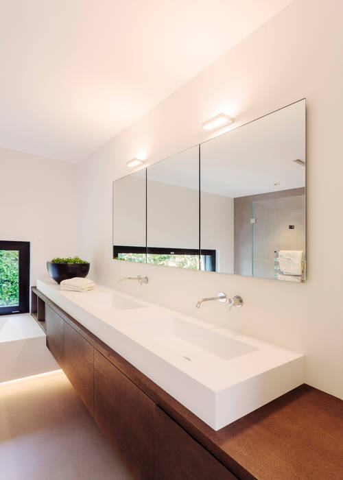 Objekt 336: Traumhaftes Einfamilienhaus mit Panoramablick , meier architekten zürich meier architekten zürich Modern style bathrooms