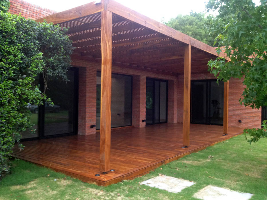 Pérgolas en madera. lapacho y curupay vier s.a. pisos & decks
