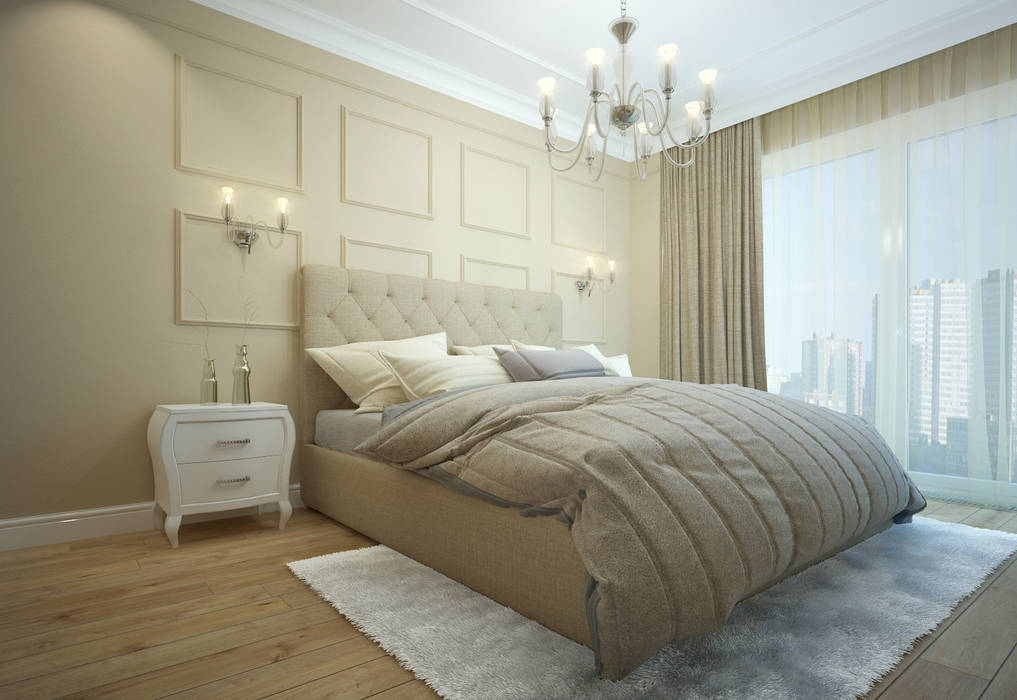 apartments in Moscow, Rubleva Design Rubleva Design Modern Bedroom