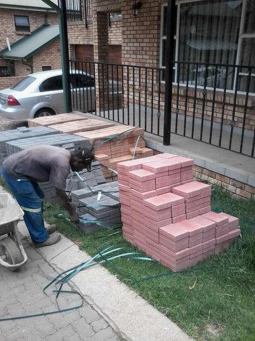 Brick Laying Nozipho Construction Industrial style houses bricks,paving