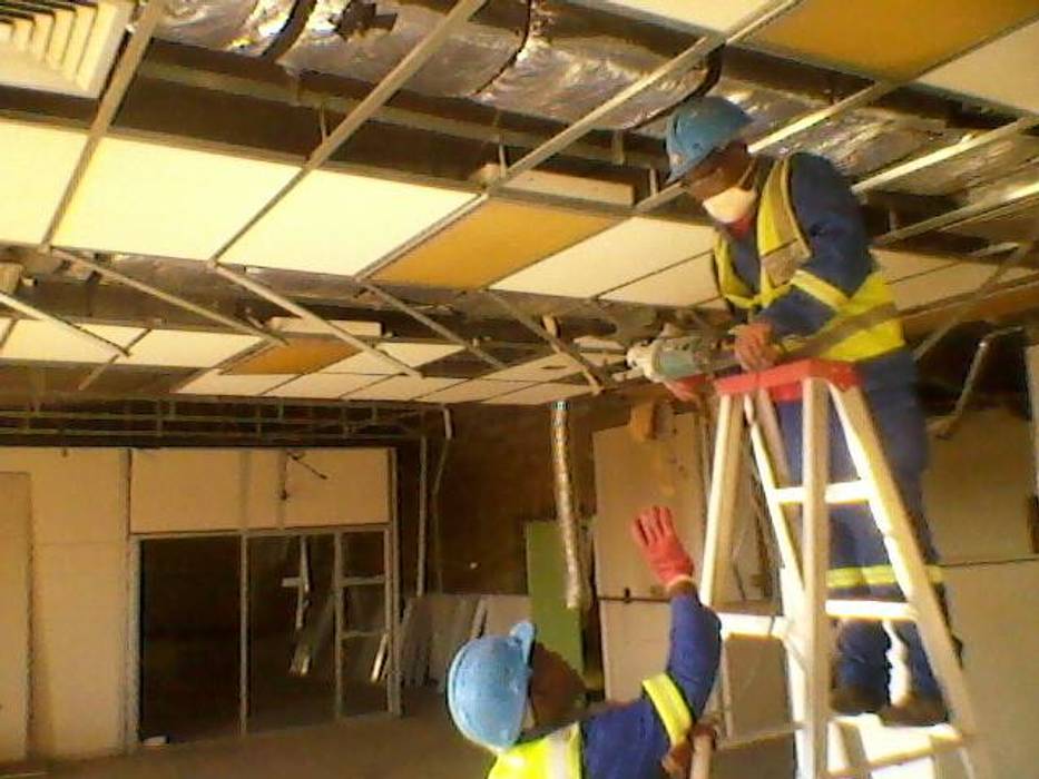 Fixing and Painting of the ceiling Nozipho Construction Living room ceiling,fix,renovate,painting