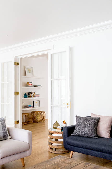 A Bright and Spacious, Scandinavia Inspired Heritage Home, ATTIK Design ATTIK Design Living room