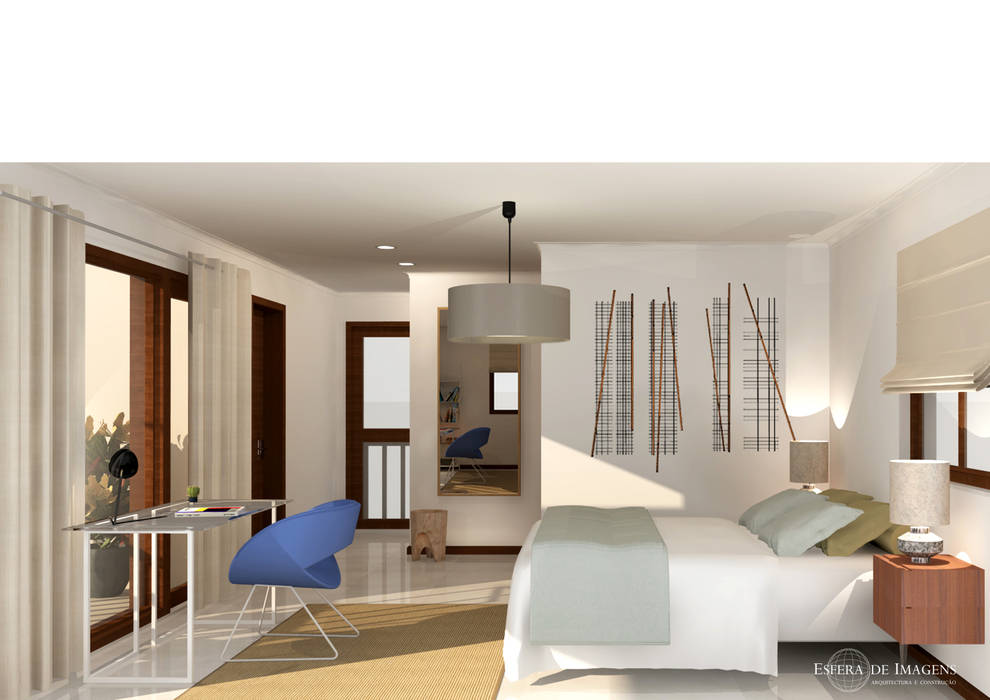 Projecto de design de interiores - Palm Residences Moradia T1 Esfera de Imagens Lda