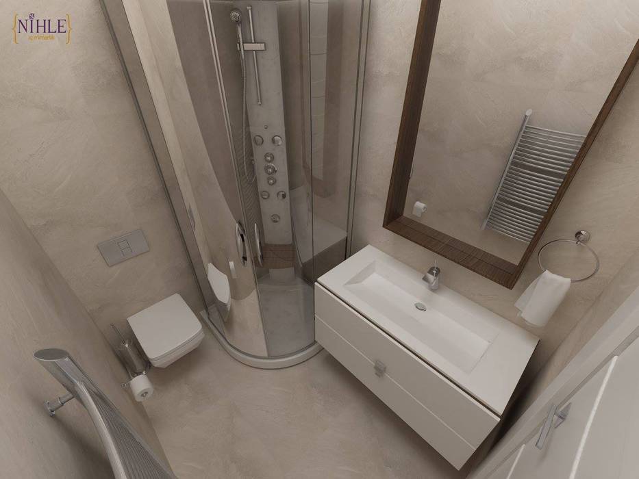 homify Modern bathroom