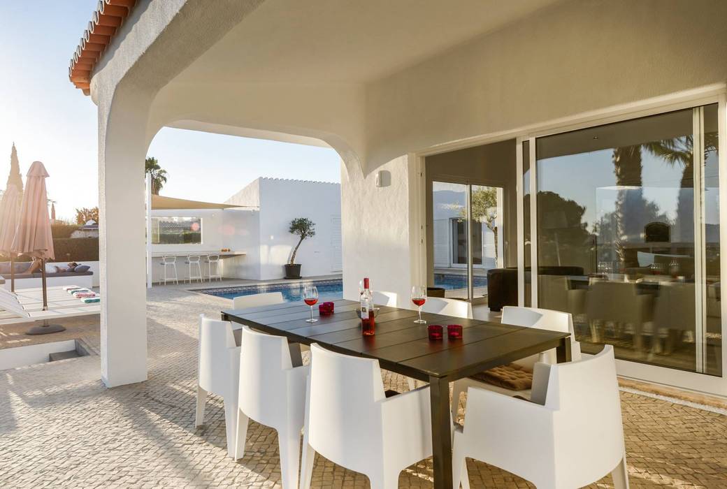 CASA MINHA, StudioArte StudioArte بلكونة أو شرفة Terrace,dining,outdoor,carvoeiro clube,algarve