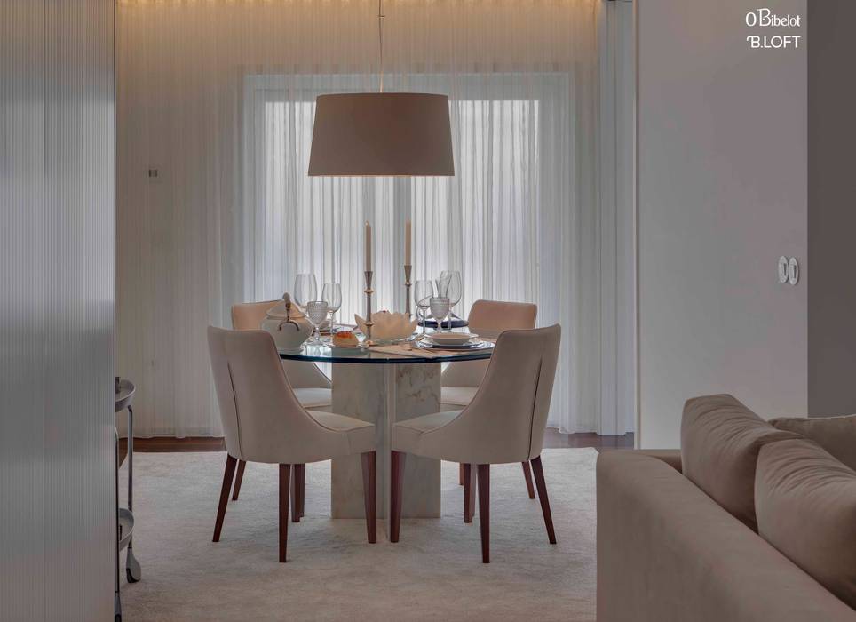2015, Decoração de Apartamento BI, B.loft B.loft Salas de jantar minimalistas