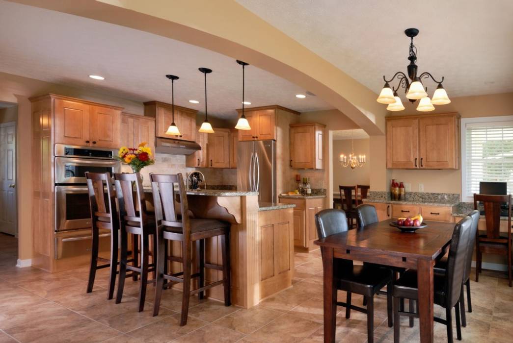 Breakfast & Family Room Addition, New Leaf Home Design New Leaf Home Design Cocinas modernas