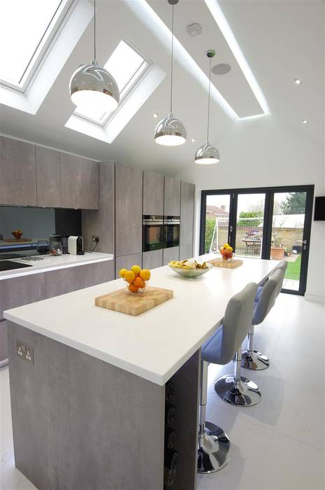 Contemporary design with plenty of light , PTC Kitchens PTC Kitchens Modern style kitchen