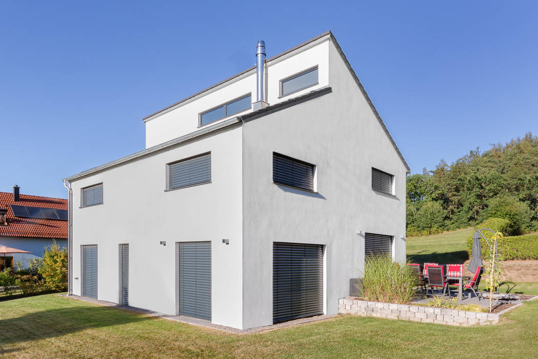 Versetztes Dach Moderne Hauser Von Plusenergiearchitektur Modern Homify