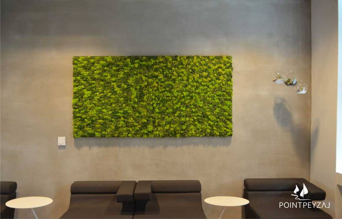 GAZİANTEP BÜYÜKŞEHİR BELEDİYESİ - YOSUN DUVAR ve TERRARIUM, Point Peyzaj Mimarlığı Point Peyzaj Mimarlığı Modern walls & floors