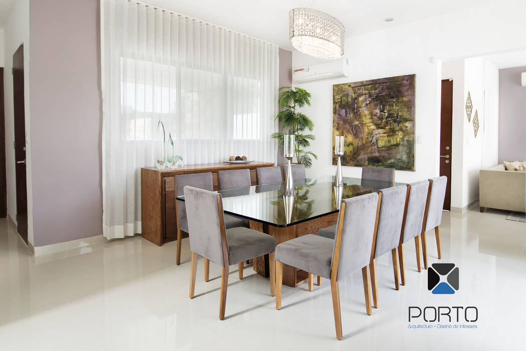 "PROYECTO LDZ26", PORTO Arquitectura + Diseño de Interiores PORTO Arquitectura + Diseño de Interiores Eclectic style dining room