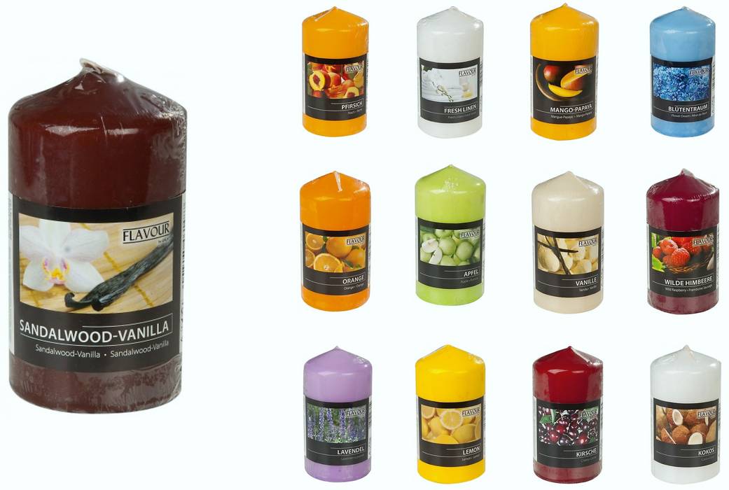 Scented Pillar Candles homify 房子 配件與裝飾品