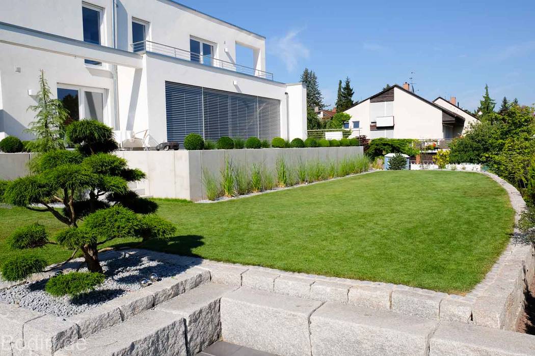 Gartengestaltung im bauhausstil moderner garten von bodin