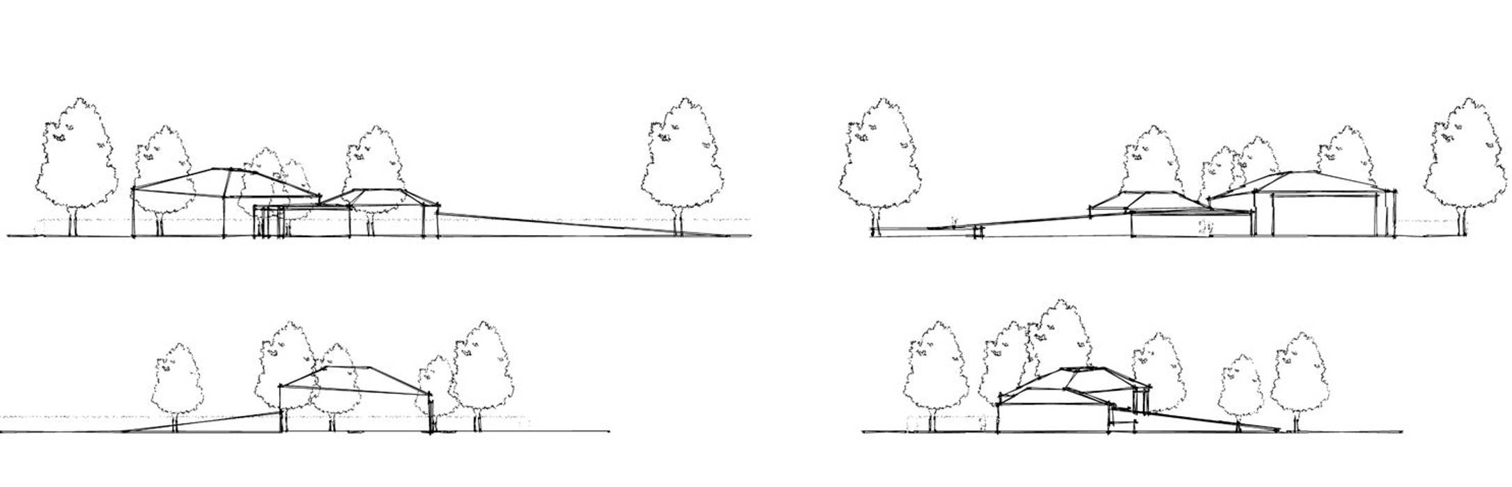Concept sketches guy taylor associates Maisons modernes Bois Effet bois sketch