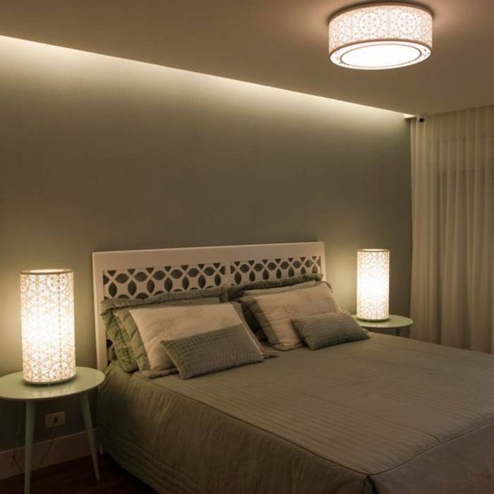 PLAFON NO QUARTO, Boutique dos Lustres Boutique dos Lustres Modern style bedroom