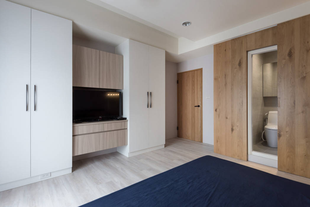 台中福雅路, 思維空間設計 思維空間設計 Scandinavian style bedroom