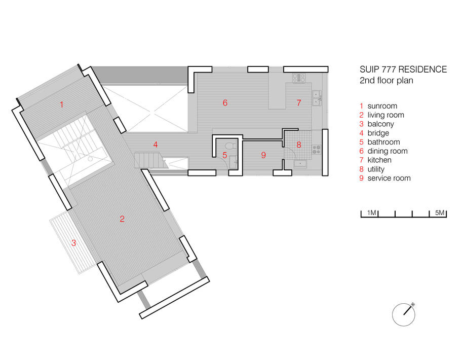 SUIP 777 RESIDENCE: HJL STUDIO의 현대 ,모던