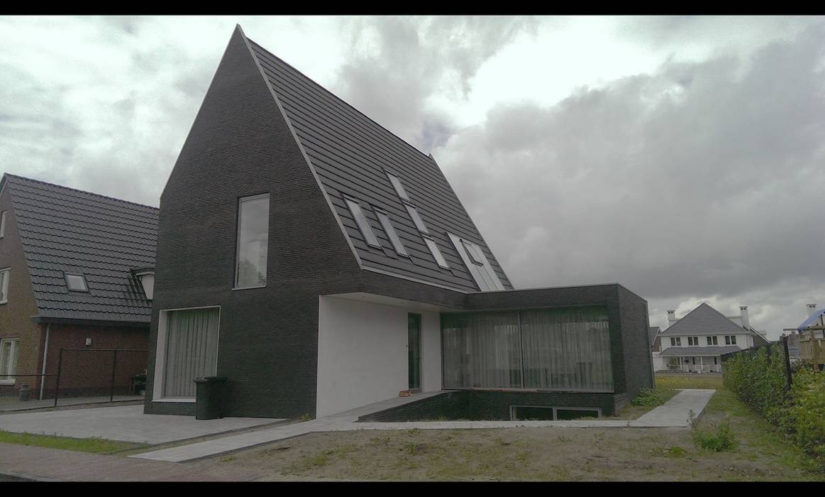 woonhuis de Schans Halsteren, ENA architecten ENA architecten Casas estilo moderno: ideas, arquitectura e imágenes Piedra