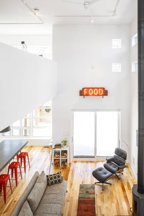 Wavell, Linebox Studio Linebox Studio Modern living room Property,Furniture,Wood,Orange,Living room,Interior design,Building,Couch,Flooring,Floor