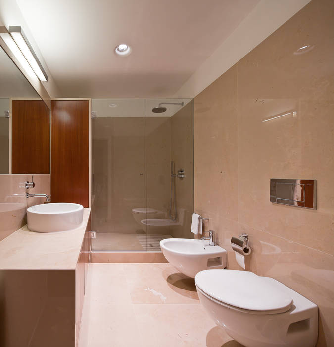 Apartamento JSJ — Ajuda, Lisboa, FMO ARCHITECTURE FMO ARCHITECTURE Salle de bain minimaliste