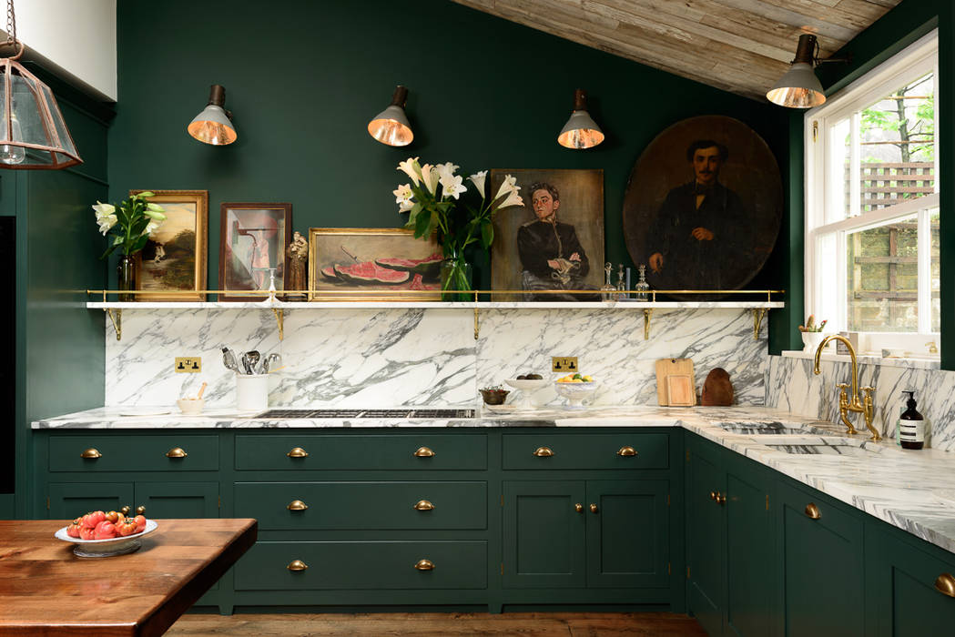 The Peckham Rye Kitchen by deVOL deVOL Kitchens Kitchen لکڑی Wood effect