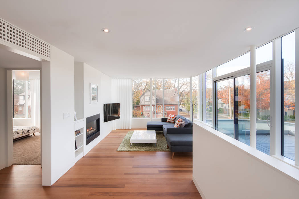 The Hambly House, dpai architecture inc dpai architecture inc Minimalist living room