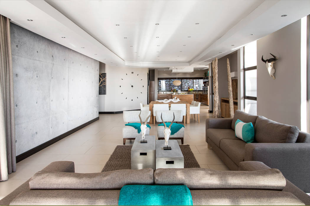 A subtle style FRANCOIS MARAIS ARCHITECTS Modern living room