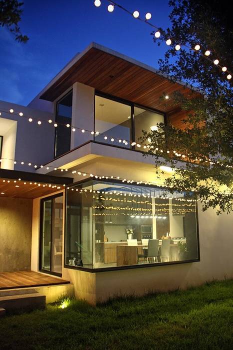 Fachada posterior casas industriales de narda davila arquitectura