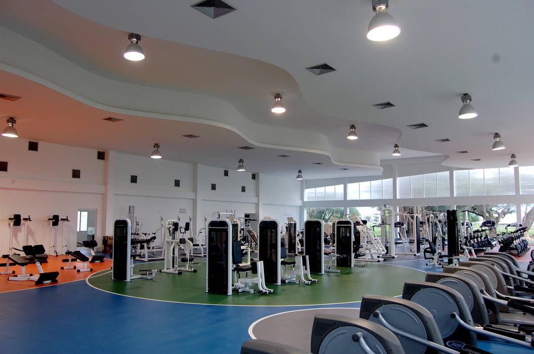 Gimnasio Manzanillo, Contextual Estudio Contextual Estudio Gimnasios de estilo moderno