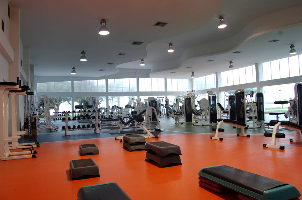 Gimnasio Manzanillo, Contextual Estudio Contextual Estudio Ruang Fitness