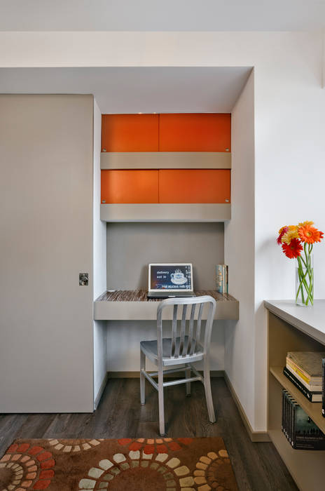 Multi generational familty unit, Rodriguez Studio Architecture PC Rodriguez Studio Architecture PC Moderne studeerkamer