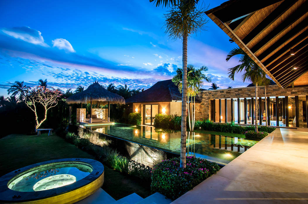 Fotografía de arquitectura - Villa Siriyana, Punta Mita, Nayarit, Arcencielstudio Arcencielstudio Piscine tropicale