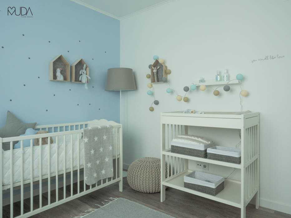 Baby Pedro's Room - Palmela, MUDA Home Design MUDA Home Design Chambre d'enfant scandinave