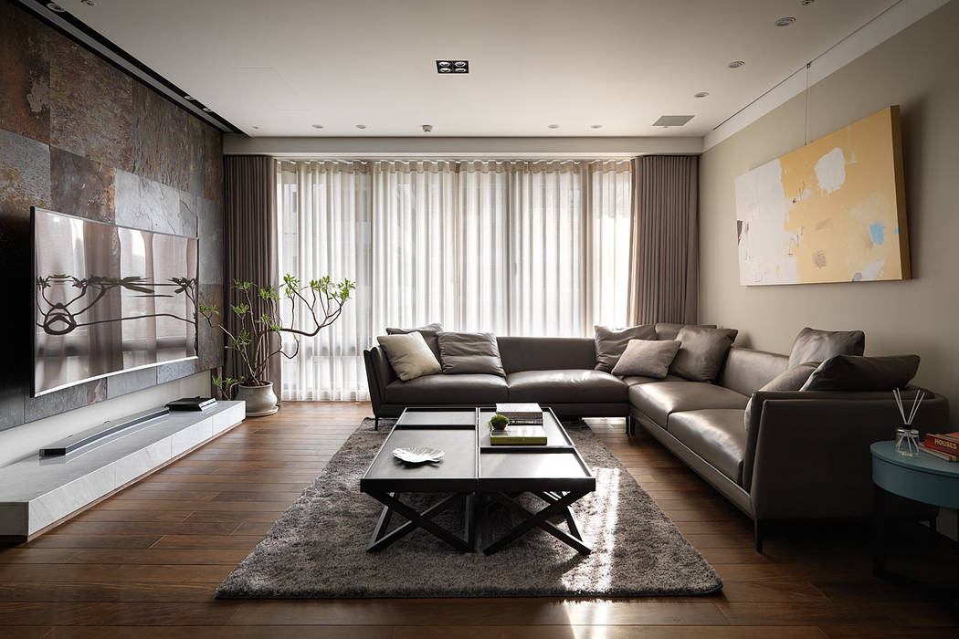  Living room by 木皆空間設計